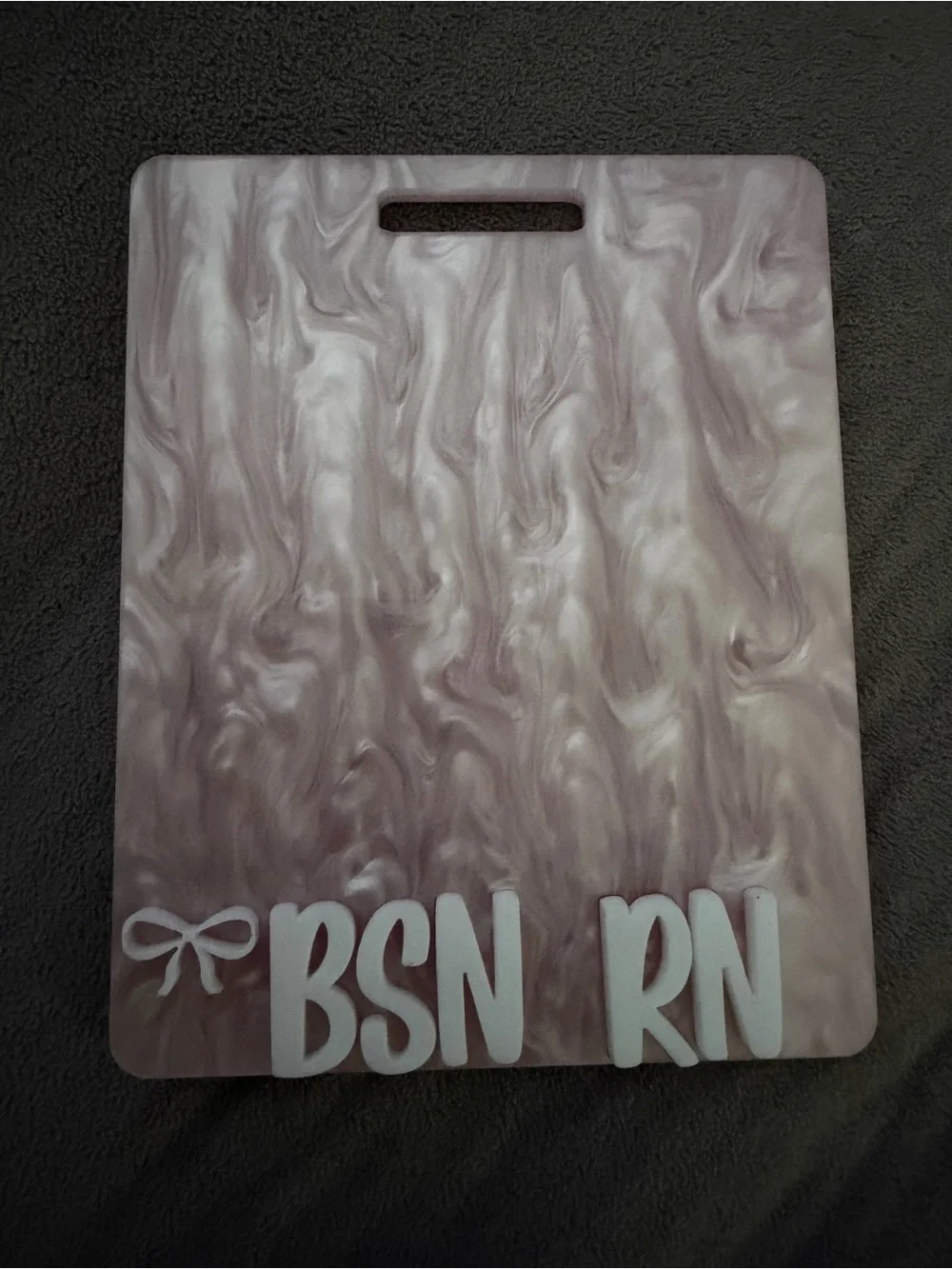 pink haze & dusty pink badge buddy BSN RN